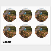 Vijgcactus (Opuntia Sp.) Ronde Sticker (Vel)