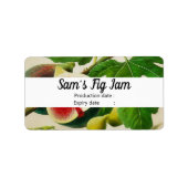  vijgen - gepersonaliseerde Jam Etiket (Voorkant)