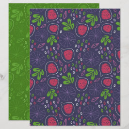 Vijgen scrapbookpapier