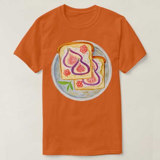 vijgenbroodje t-shirt (Design voorkant)