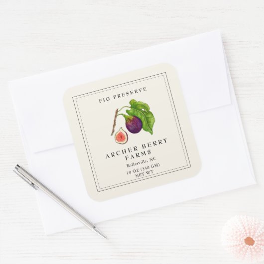  Vijgenconserven Jam Jar Label (Envelop)