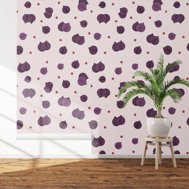 vijgenpatroon behang (Fig Pattern Wallpaper)