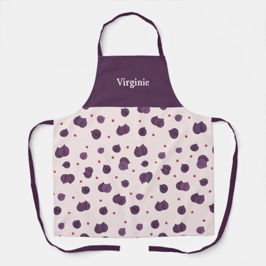 vijgenpatroon schort (Voorkant)