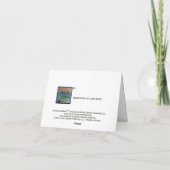 Vijver 1897 van de Waterlelie MONET de Kaart van (Achterkant)