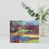 Vijver bij Old Lyme, Connecticut Briefkaart (Staand voorkant)