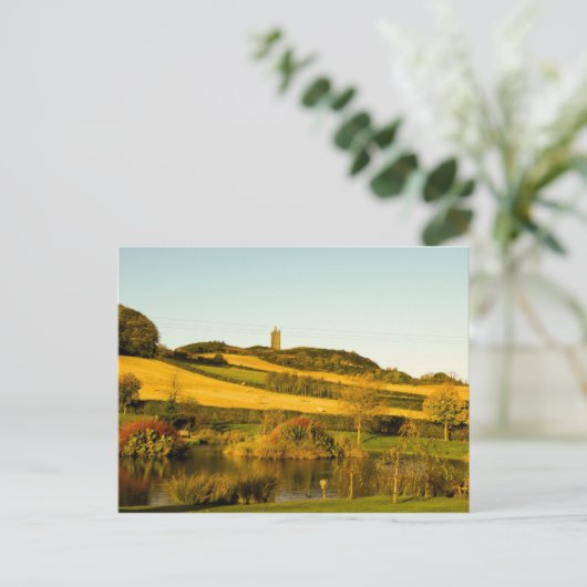 vijver briefkaart (Staand voorkant)