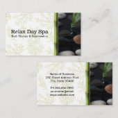 Vijver en bamboe | Kruidenaftakkingen Visitekaartje (Voorkant / Achterkant)