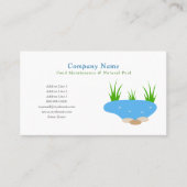 Vijver en natuurlijk zwembad visitekaartje (Voorkant)