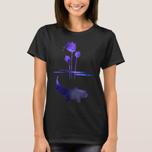 Vijver / Koi Silhouet T-shirt (Voorkant)