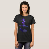 Vijver / Koi Silhouet T-shirt (Voorkant volledig)