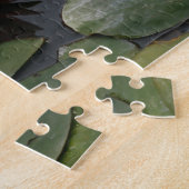 Vijver met lelies legpuzzel (Zijkant)