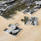Vijver met waterval Puzzel (Zijkant)