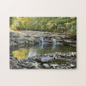 Vijver met waterval Puzzel (Horizontaal)