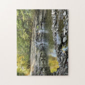 Vijver met waterval Puzzel (Verticaal)
