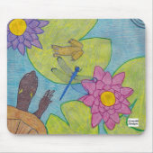 Vijver Scene (enkel) - Muismat (Voorkant)