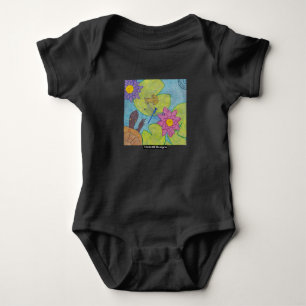 Vijver Scene (levendig) - Baby Body Suit Romper