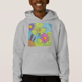 Vijver Scene (levendig) - Jongens Hoodie