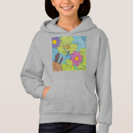 Vijver Scene (levendig) - Meisjes Hoodie