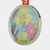 Vijver Scene - Premium Ornament (Links)