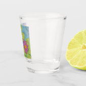 Vijver Scene - Shotglas Shot Glas (Rechts)