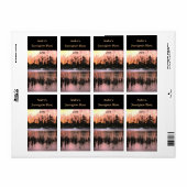 Vijver Sunset Wijn Label (Full Sheet)