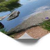 vijver voor Botanische tuinen van Denver Poster (Hoek)