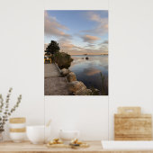 Vijver Waterscape Zonsondergang Foto Poster (Keuken)