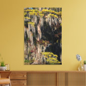 Vijvercipres in overstroomd moeras canvas afdruk (Insitu (Woonkamer))