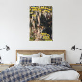 Vijvercipres in overstroomd moeras canvas afdruk (Insitu (Slaapkamer))