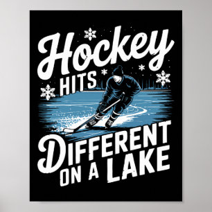 Vijverhockey komt anders aan shinny poster