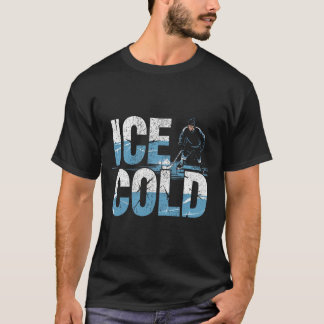 Vijverhockeyspeler Ijs Koude Shinny T-shirt