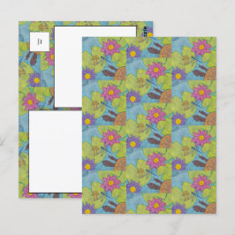 Vijverscène - Briefkaart