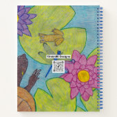 Vijverscène (enkel) - Notitieboek (Achterkant)