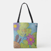 Vijverscène (enkel) - Tote Bag (Achterkant)