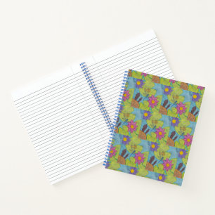 Vijverscène (patroon) - Notitieboek