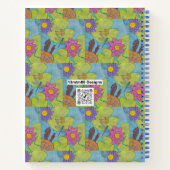 Vijverscène (patroon) - Notitieboek (Achterkant)