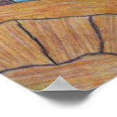 Vijverscène - Poster afdrukken (Hoek)