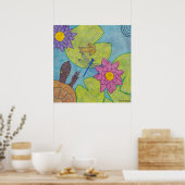 Vijverscène - Posterprint Poster (Keuken)