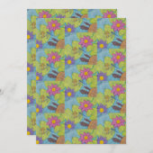 Vijverscène - Wenskaart Feestdagenkaart (Voorkant / Achterkant)