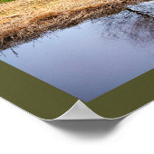 Vijverwaterlandschap Reflecties Foto Poster (Hoek)