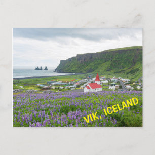 VIK, IJSLAND BRIEFKAART