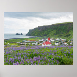 VIK, IJSLAND POSTER
