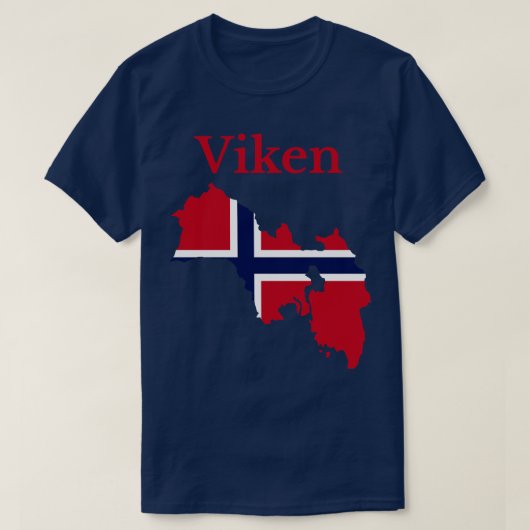 Viken County Noorwegen T-shirt (Design voorkant)