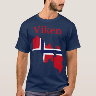 Viken County Noorwegen T-shirt