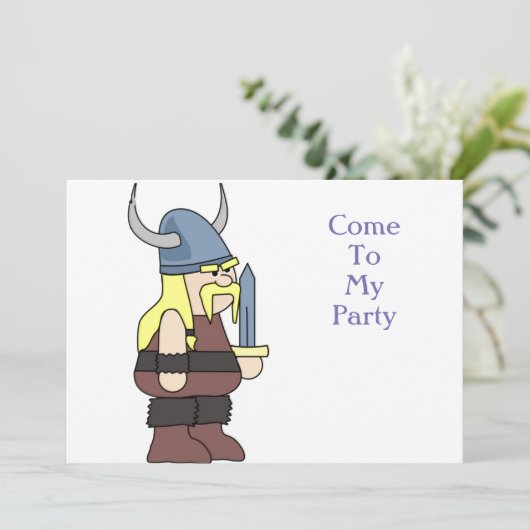 "Vikie de Viking" Kaart (Staand voorkant)