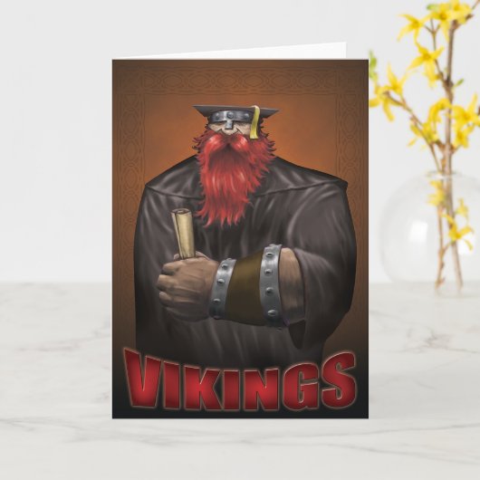 Viking Afstuderen Kaart Zwart (Gele Bloem)