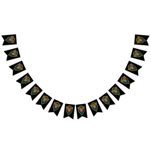 Viking Age portret metallic look Vlaggetjes (Alle)