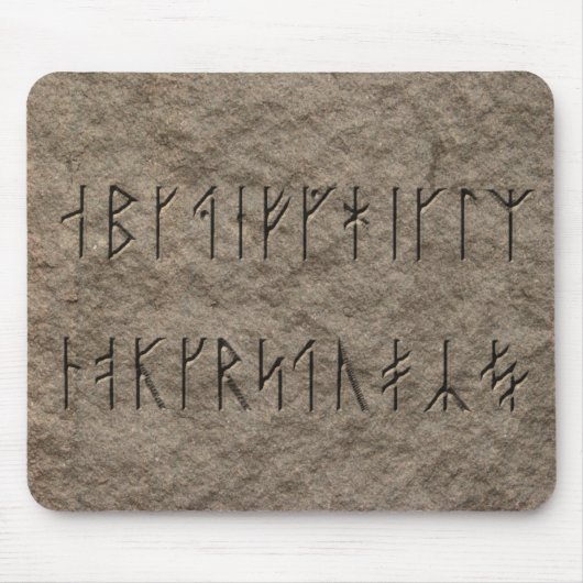 Viking Alphabet Muismat (Voorkant)