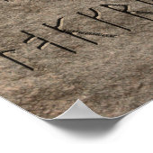 Viking Alphabet Poster (Hoek)