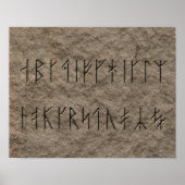 Viking Alphabet Poster (Voorkant)